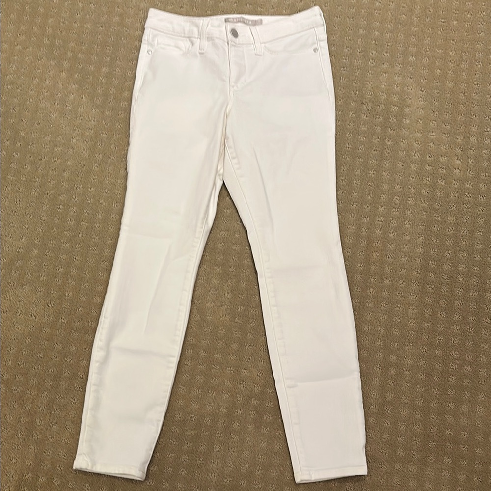 Athleta White Skinny Jeans Minimalist Design